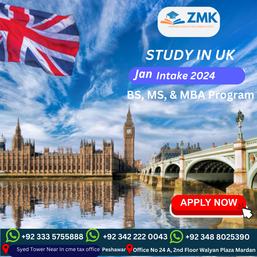 Study in the UK - January Intake 2024